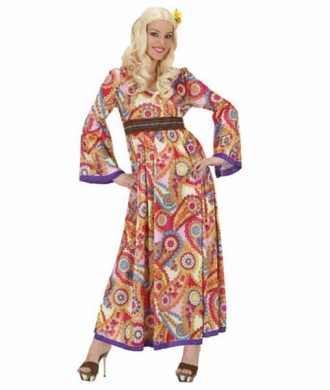 Hippie dress i gruppen Maskerad / Maskeradklder / Plus-size drkter hos PARTAJSHOP AB (76211S-BAL3r)