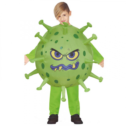 Uppblsbar Virusdrkt barn i gruppen Hgtider / Halloween / Halloweendrkter / Barndrkter hos PARTAJSHOP AB (77356)
