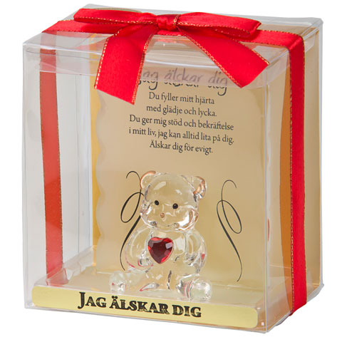 Glasnalle Jag älskar dig i gruppen Högtider / Jul / Julklappar / Till älsklingen hos PARTAJSHOP AB (77812)