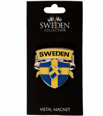 Sweden kylskpsmagnet i gruppen Roliga prylar / Presenter / Sverigesouvenirer hos PARTAJSHOP AB (77860)