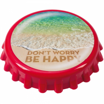 Kapsylppnare Don't worry be happy i gruppen Bar & Spel / Kks- & bartillbehr / Kapsylppnare hos PARTAJSHOP AB (78555)