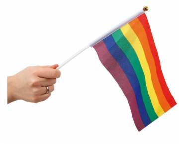 Pride flagga p pinne 6-pack i gruppen Festartiklar / Dekorationer / Flaggor hos PARTAJSHOP AB (78682)