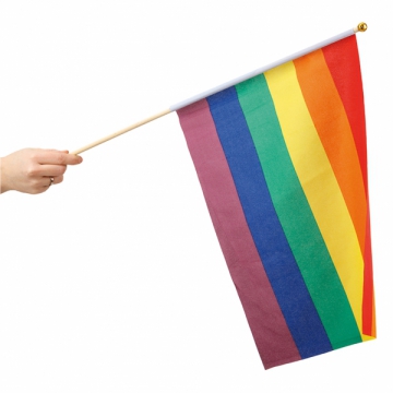 Pride flagga p pinne i gruppen Festartiklar / Dekorationer / Flaggor hos PARTAJSHOP AB (78683)