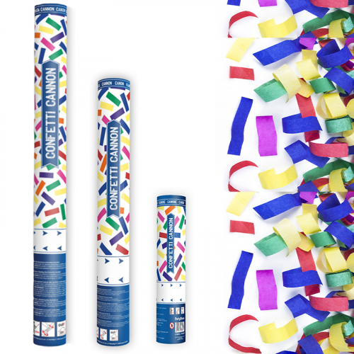 Konfettikanon Rainbow 60cm Nedbrytbar i gruppen Festartiklar / Festteman / Sommarfest hos PARTAJSHOP AB (78716-Y371)
