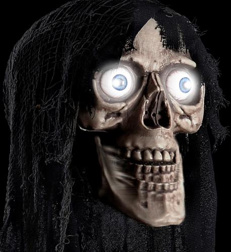 Talande Skeletthuvud i gruppen Högtider / Halloween / Halloweendekoration hos PARTAJSHOP AB (7874T)