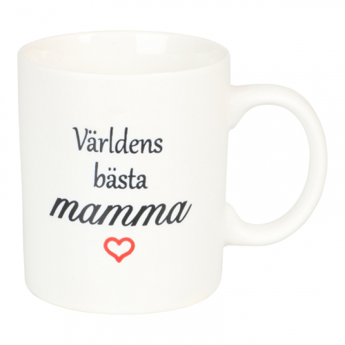 Mugg Världens bästa mamma i gruppen Högtider / Jul / Julklappar / Till mamma hos PARTAJSHOP AB (80272)