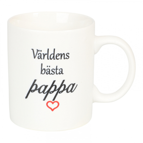 Mugg Världens Bästa Pappa i gruppen Högtider / Jul / Julklappar / Till pappa hos PARTAJSHOP AB (80273)