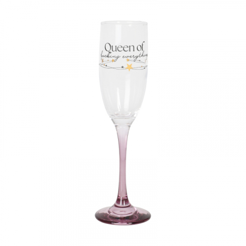 Champagneglas Queen Of Everything i gruppen Roliga prylar / Glas och muggar hos PARTAJSHOP AB (80359a)