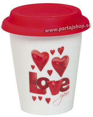 Termos Mugg Love you i gruppen Bar & Spel / Dryckesglas  hos PARTAJSHOP AB (80549)