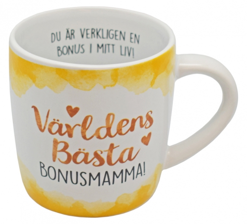 Mugg vrldens bsta bonusmamma i gruppen Roliga prylar / Glas och muggar / Muggar hos PARTAJSHOP AB (80952)