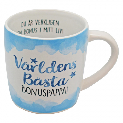 Mugg vrldens bsta Bonuspappa i gruppen Hgtider / Jul / Julklappar / Till pappa hos PARTAJSHOP AB (80953)