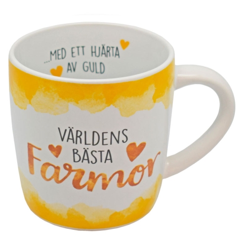 Mugg Vrldens bsta Farmor i gruppen Roliga prylar / Glas och muggar / Muggar hos PARTAJSHOP AB (80956)