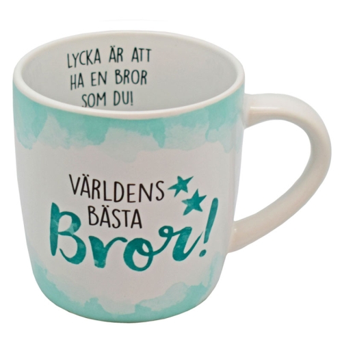 Mugg Vrldens bsta Bror i gruppen Roliga prylar / Glas och muggar / Muggar hos PARTAJSHOP AB (80960)