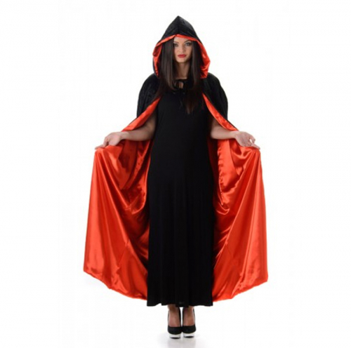 Cape med huva i gruppen Hgtider / Halloween / Halloweendrkter / Vampyrdrkter hos PARTAJSHOP AB (81040)