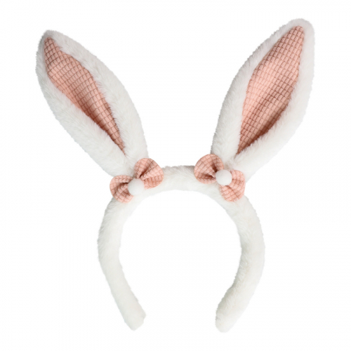 Kaninöron Diadem med rosetter i gruppen Maskerad / Maskeradtillbehör / Djurtillbehör hos PARTAJSHOP AB (81355)