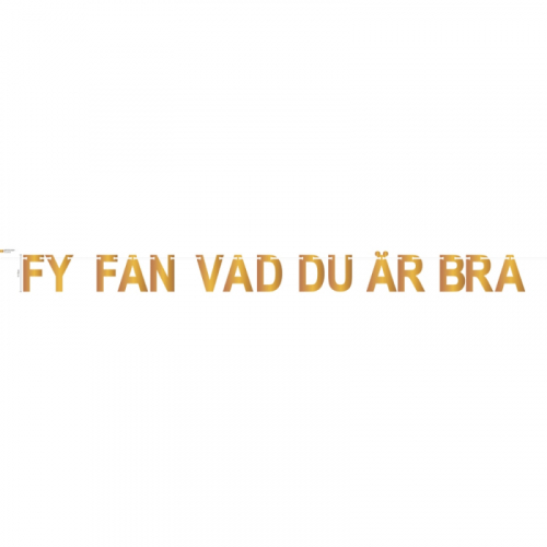 Girlang Fy Fan Vad Du Är Bra i gruppen Högtider / Studenten / Studentdekorationer hos PARTAJSHOP AB (81390)