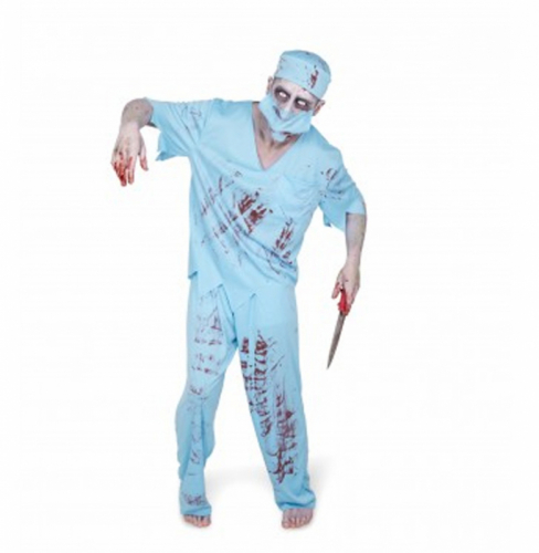 Maskeraddrkt Blodig Kirurg i gruppen Hgtider / Halloween / Halloweendrkter / Zombiedrkter hos PARTAJSHOP AB (84052a)