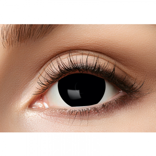 Linser Mini Sclera Black i gruppen Maskerad / Frgade linser  / Sclera-linser hos PARTAJSHOP AB (84092841-E07)