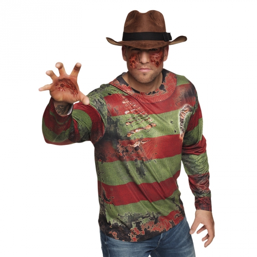 T-Shirt Freddy Krueger i gruppen Hgtider / Halloween / Halloweendrkter / Herrdrkter hos PARTAJSHOP AB (84321)