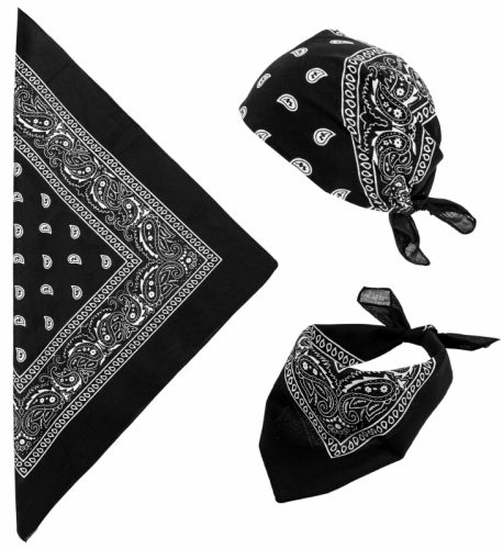 Bandana Svart i gruppen Hgtider / Halloween / Halloweentillbehr hos PARTAJSHOP AB (84972)