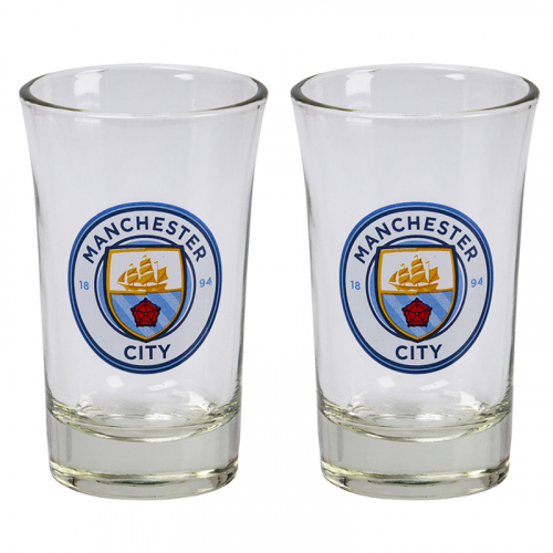 Shotglas Manchester City i gruppen Hgtider / Jul / Julklappar / Till barn hos PARTAJSHOP AB (85032)