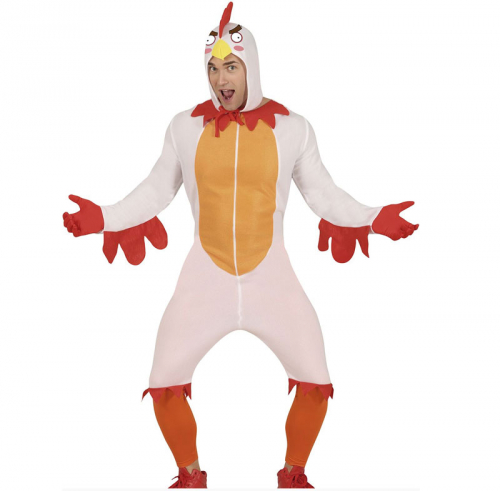 Kyckling dräkt Vuxen i gruppen Högtider / Påsk / Påskdräkter hos PARTAJSHOP AB (86228r)