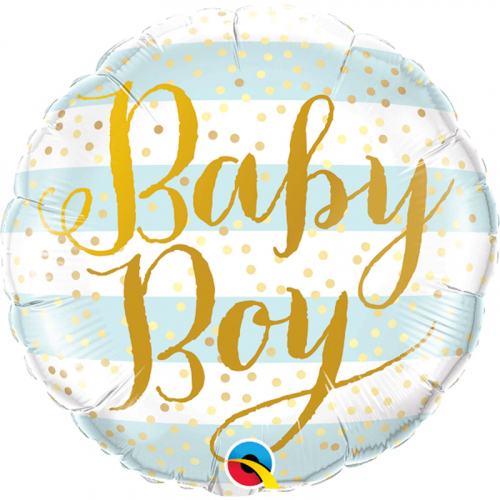 Folieballong Baby Boy i gruppen Festartiklar / Festteman / Fdelsedagsfest / Guld hos PARTAJSHOP AB (88001Q)
