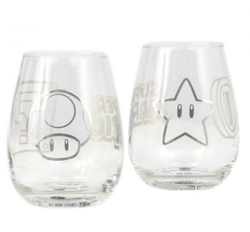 Super Mario glas 2-pack i gruppen Festartiklar / Barnkalas / Super Mario hos PARTAJSHOP AB (88177)