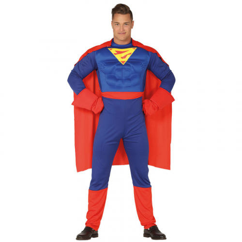 Superman Maskeraddrkt i gruppen Maskerad / Maskeradteman / Tv, film & musik hos PARTAJSHOP AB (88633a)