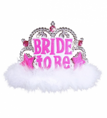 Bride to be tiara  i gruppen Hgtider / Mhippa / Accessoarer Mhippa hos PARTAJSHOP AB (8869B)