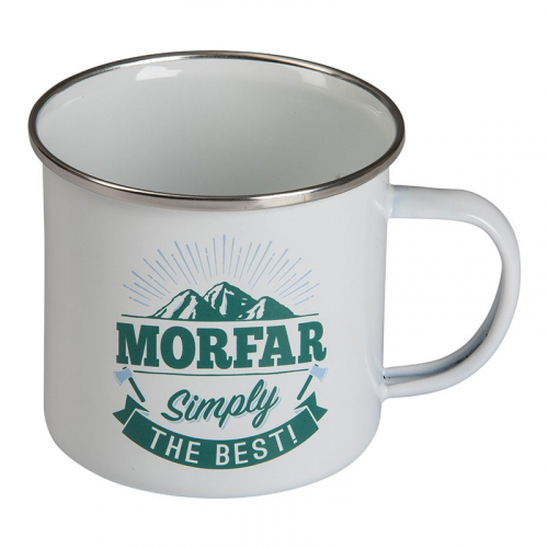 Retro emaljerad pltmugg Morfar i gruppen Hgtider / Jul / Julklappar / Till farfar/morfar hos PARTAJSHOP AB (89005)