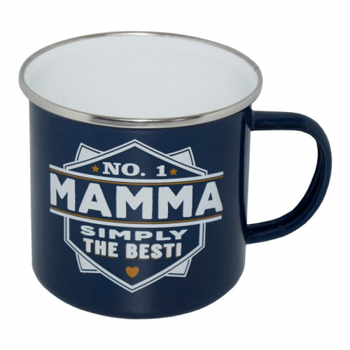 Retro emaljerad pltmugg Mamma i gruppen Hgtider / Jul / Julklappar / Till mamma hos PARTAJSHOP AB (89009)