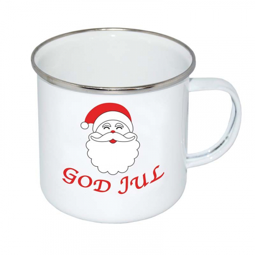 Retro emaljerad pltmugg God Jul i gruppen Hgtider / Jul / Julklappar / Till pappa hos PARTAJSHOP AB (89047)