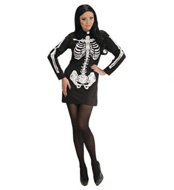 Skelettklnning maskeraddrkt i gruppen Hgtider / Halloween / Halloweendrkter / Skelettdrkter hos PARTAJSHOP AB (89441r)