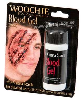 FX Blood gel 30 ml. i gruppen Hgtider / Halloween / Halloweensmink hos PARTAJSHOP AB (90071-C123)