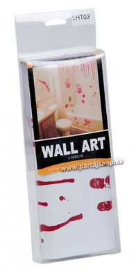 Blod wall art dekor i gruppen Hgtider / Halloween / Halloweendekoration hos PARTAJSHOP AB (90095-C173)