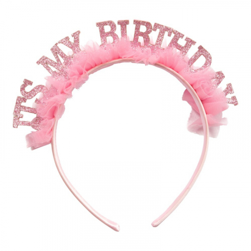 Diadem Rosa My Birthday i gruppen Festartiklar / Festteman / Fdelsedagsfest / Rosa hos PARTAJSHOP AB (90334)