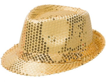 Glitterhatt Guld i gruppen Hgtider / Nyrsafton / Nyrsaccessoarer hos PARTAJSHOP AB (90616)