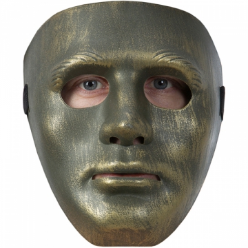Mask Staty Bronze i gruppen Hgtider / Halloween / Halloweenmasker hos PARTAJSHOP AB (90619-B191)