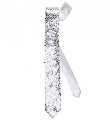 Paljett Slips Silver 35cm main image 1