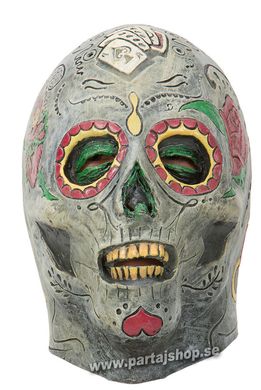 Latexmask Day of the dead zombie i gruppen Maskerad / Masker  / Vuxenmasker hos PARTAJSHOP AB (90675-I134)