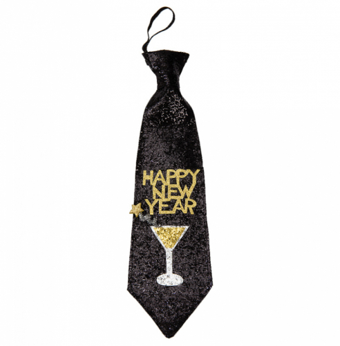 Slips Happy new year i gruppen Hgtider / Nyrsafton / Nyrsaccessoarer hos PARTAJSHOP AB (90754)