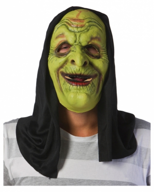 Green witch Mask i gruppen Hgtider / Psk / Psktillbehr hos PARTAJSHOP AB (94099-E321)