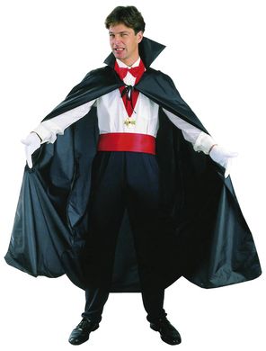 Dracula cape i gruppen Hgtider / Halloween / Halloweendrkter / Vampyrdrkter hos PARTAJSHOP AB (94120-I232)