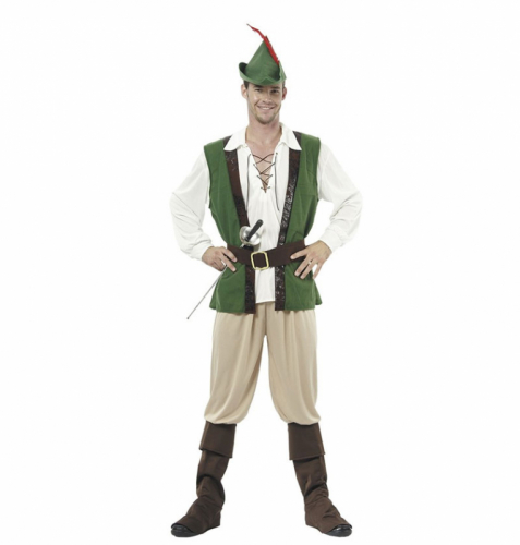 Robin Hood i gruppen Maskerad / Maskeradklder / Halloweendrkter / Halloweenklder vuxen hos PARTAJSHOP AB (94145-M652)