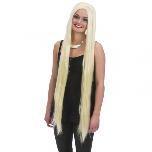 Extra lng blond peruk i gruppen Maskerad / Peruker / Damperuker hos PARTAJSHOP AB (94159-A251)