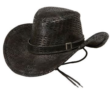 Cowboy hatt svart vuxen i gruppen Maskerad / Hattar / Vuxenhattar hos PARTAJSHOP AB (94212-D1T2)