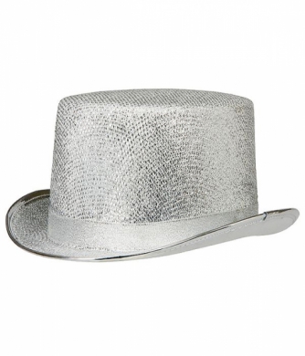 Hg silverhatt vuxen i gruppen Hgtider / Brllop / Brllopsteman / Silver & White hos PARTAJSHOP AB (94220-A126)