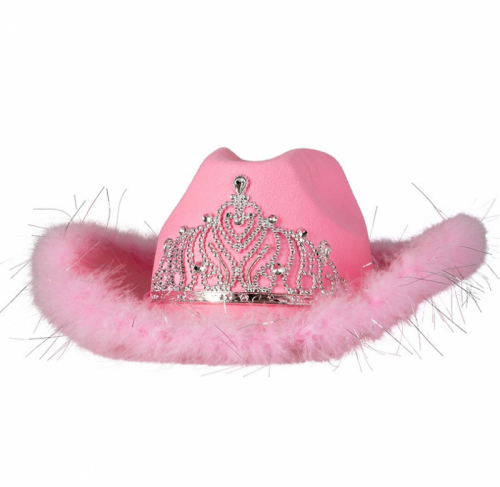 Cowboyhatt Rosa Vuxen i gruppen Hgtider / Mhippa / Accessoarer Mhippa hos PARTAJSHOP AB (94223-N113)