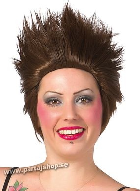 Cosplay Peruk spiked brun i gruppen Maskerad / Peruker / vriga peruker hos PARTAJSHOP AB (94750-A143)